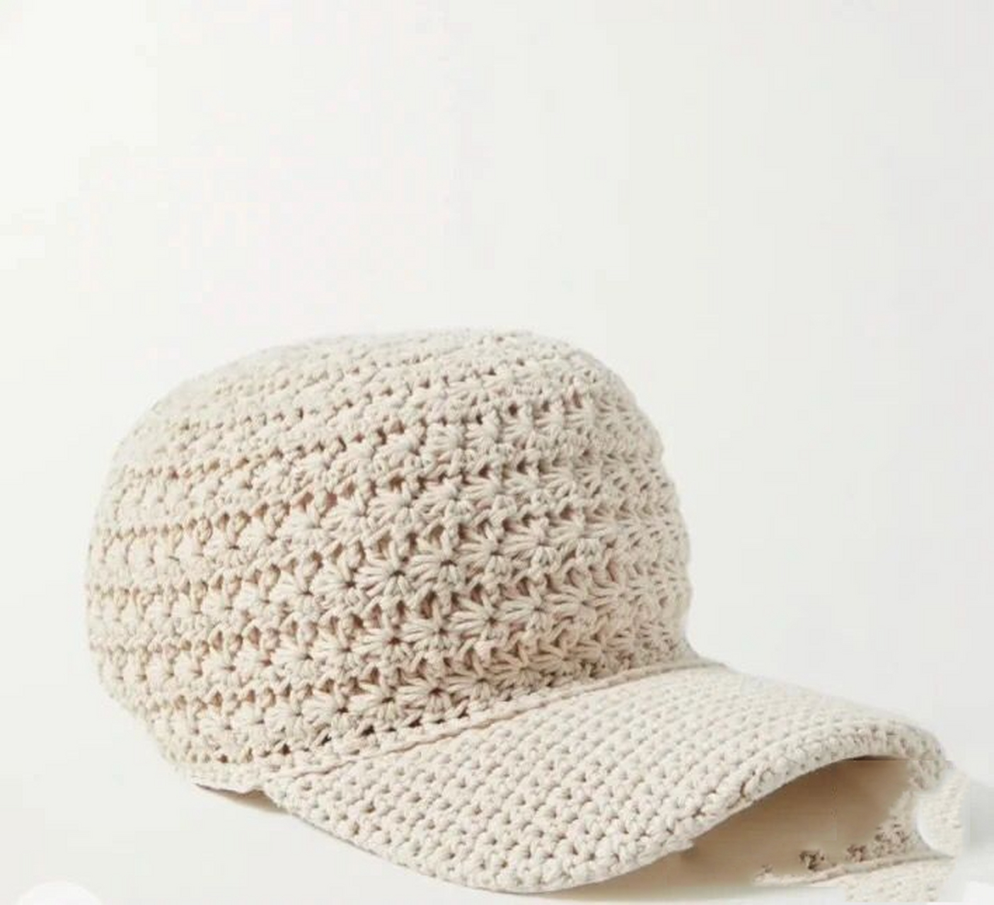 chloe 钩编纯棉棒球帽 花式钩法灭线省钱   针法参