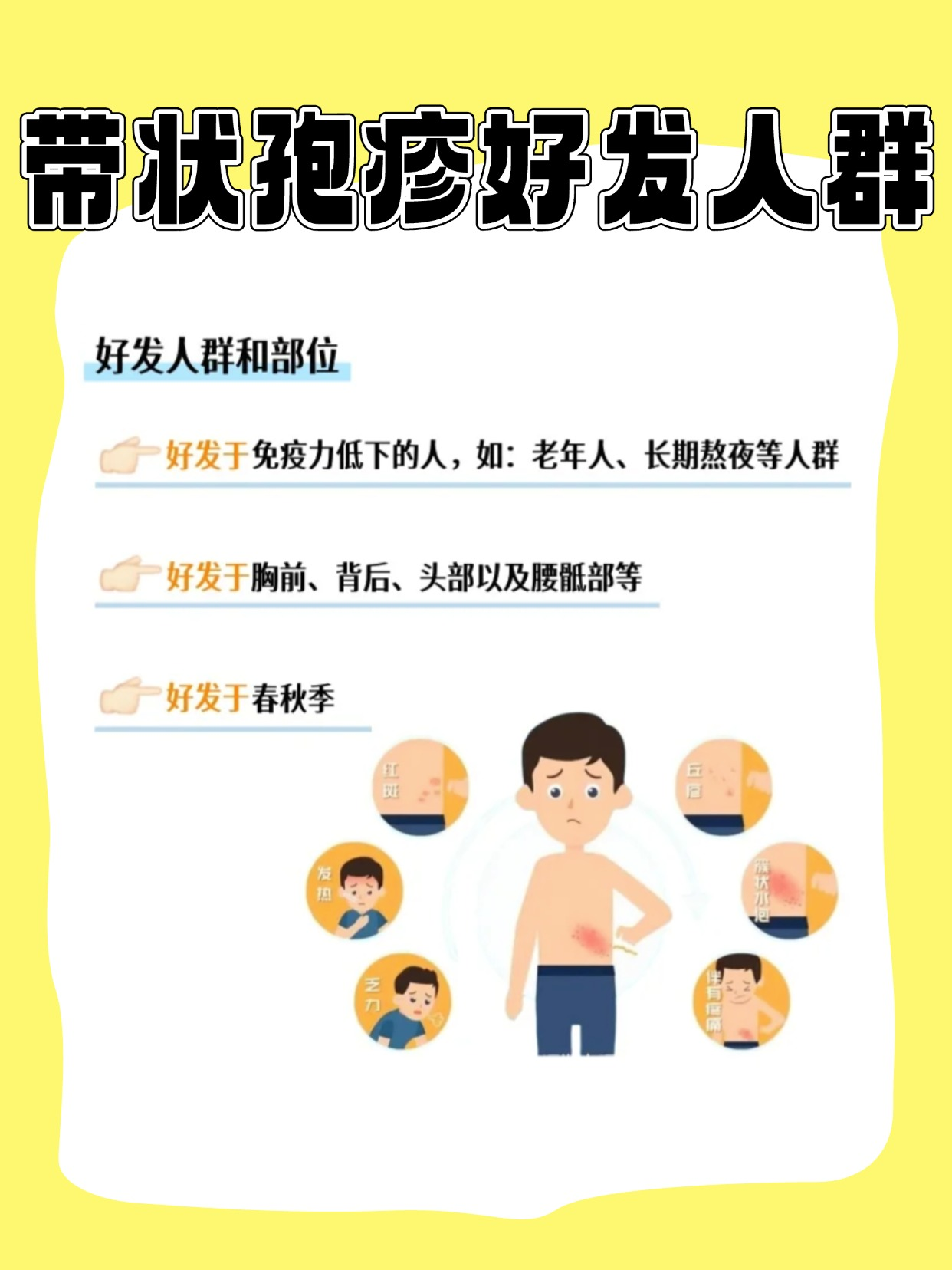  带状疱疹是什么病毒引起的原因(初期疱疹图片)