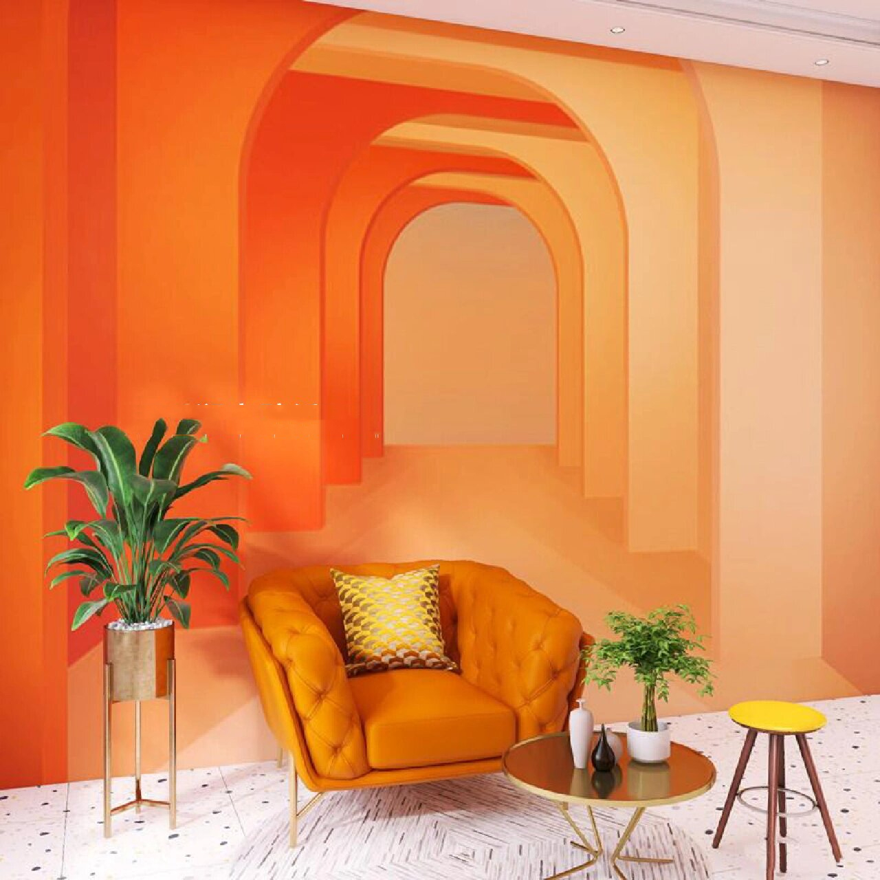 高级配色|爱马仕橙与墨绿色的碰撞