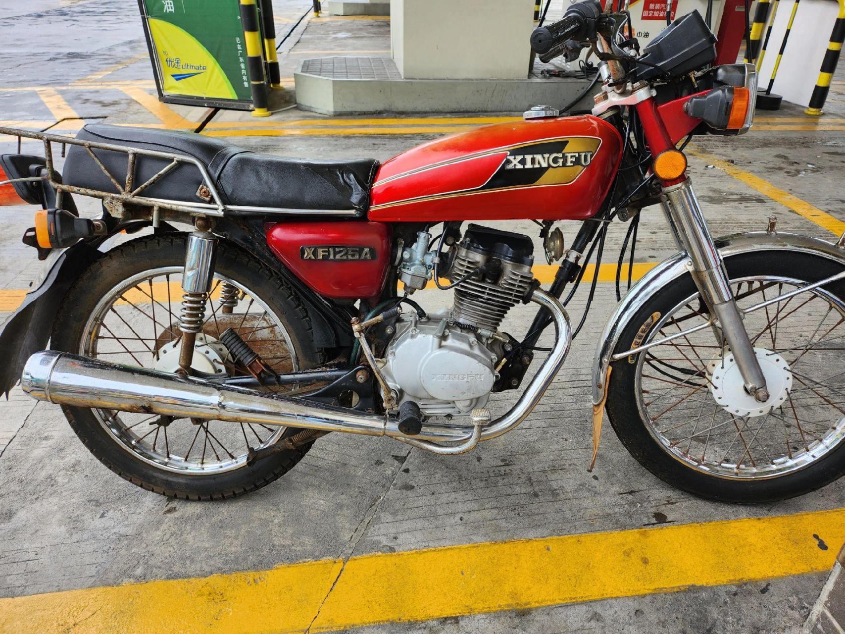 94年幸福125原版原漆自然旧发动机处女机,改一代的首选