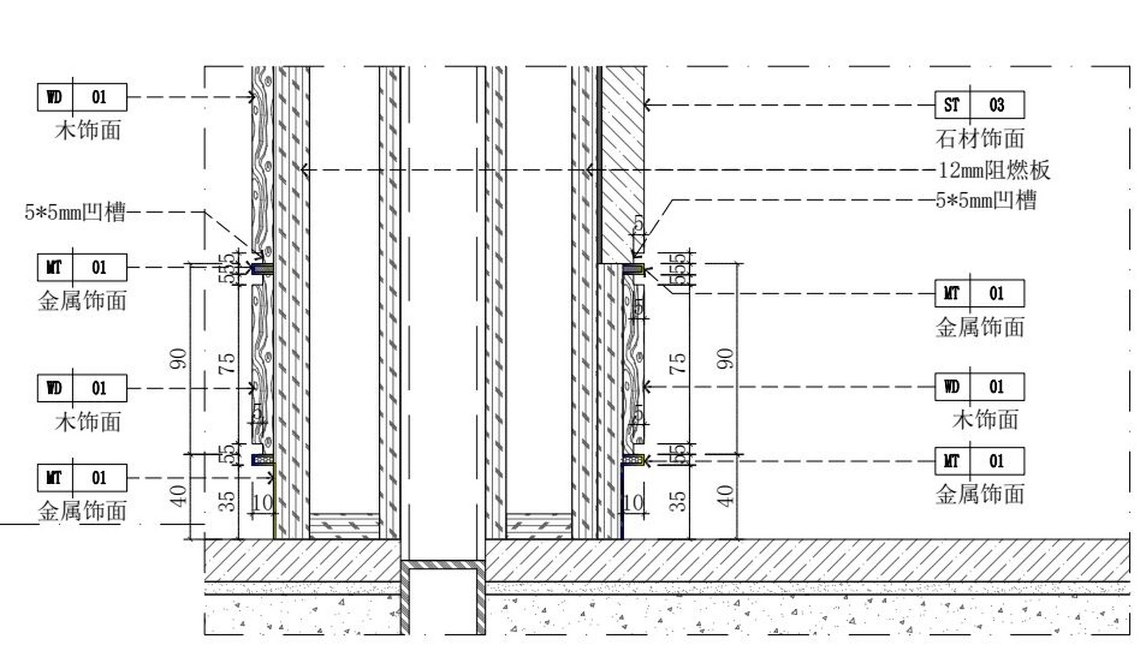 墙身大样图-施工图 墙身大样尺寸图; 02020202020202