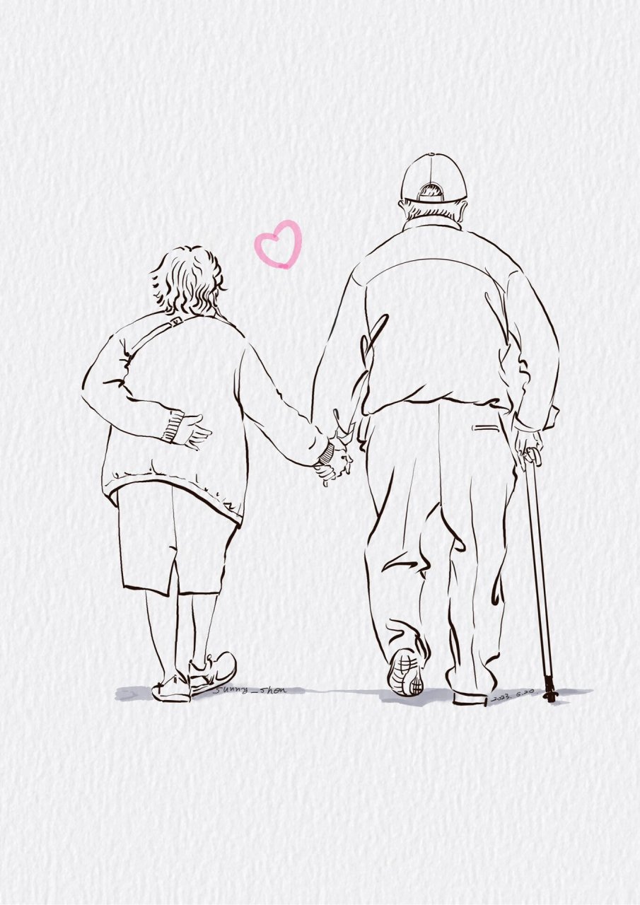 爱情最美好的样子|画感动瞬间|520手动比心 爱喜东升西落 浪漫至死不