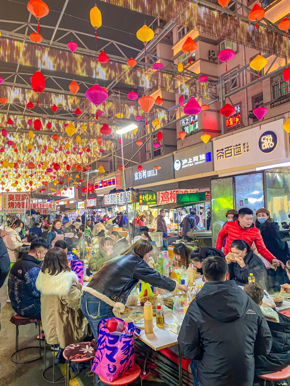 青岛城阳夜市图片