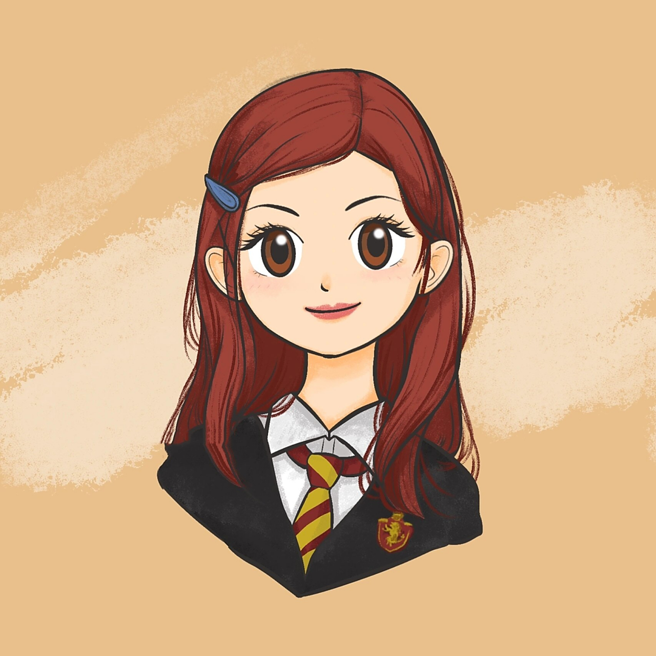 原创头像96《哈利波特》系列 金妮韦斯莱 韦斯莱一家只有金妮继承了