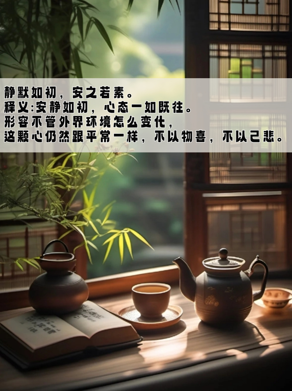 修心养心静心句子 做人如山,望万物,而容万物.
