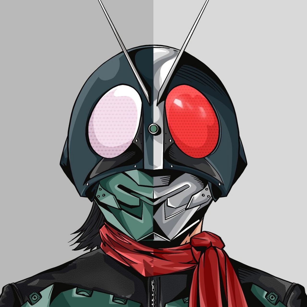 假面骑士# #头像# #新假面骑士# #特摄# #像素画