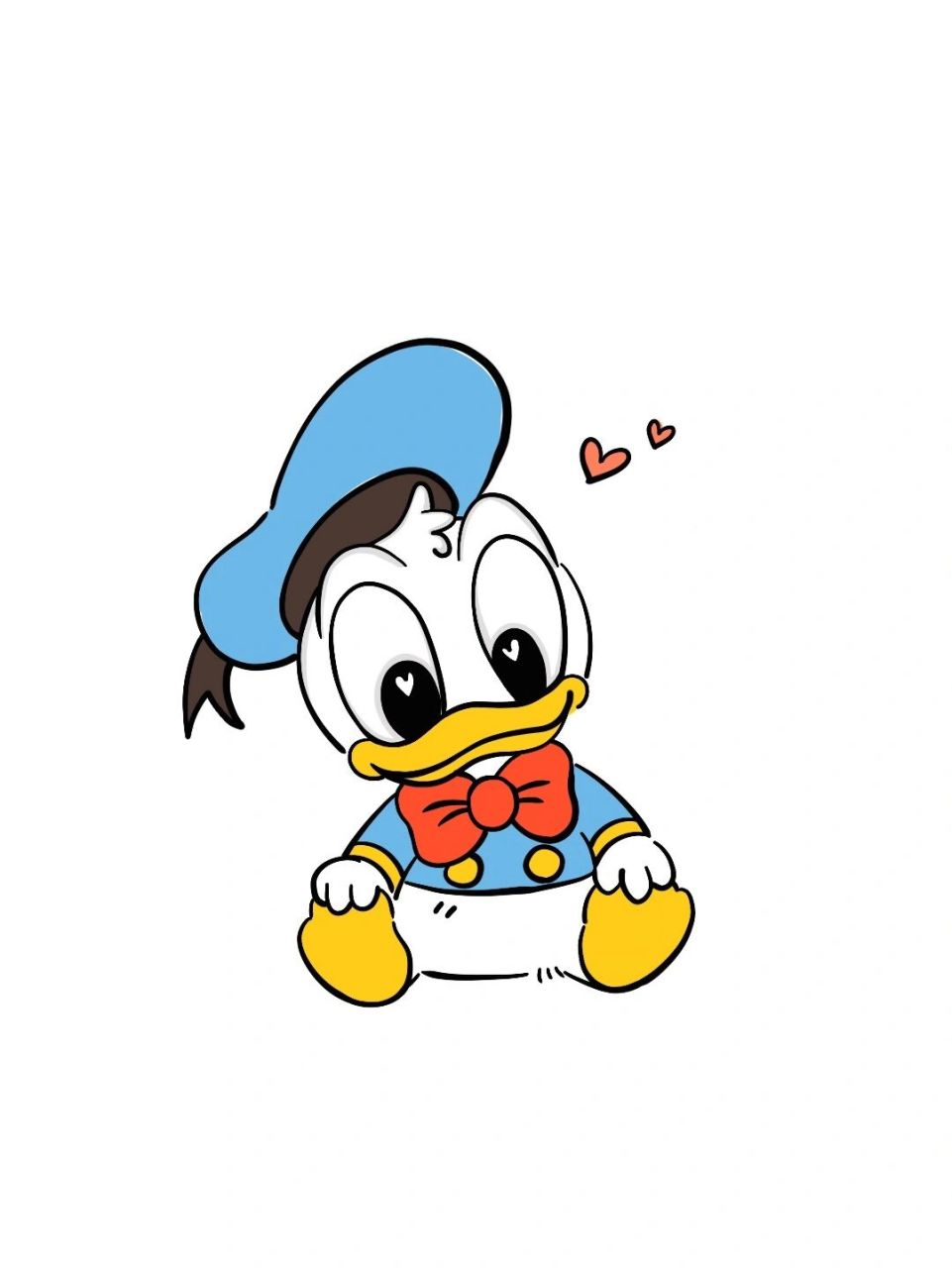 唐老鸭素材简笔画