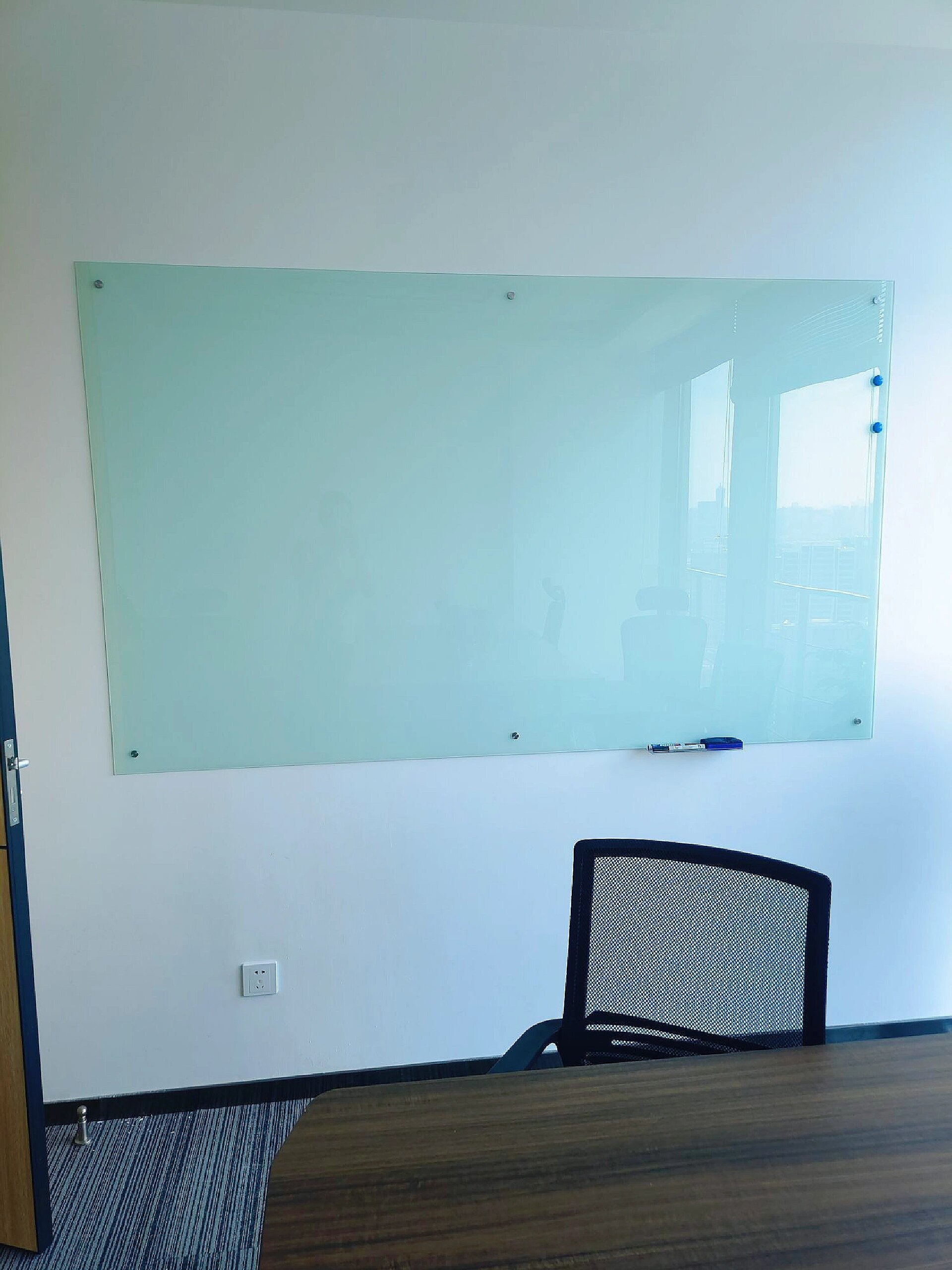 磁性玻璃白板写字板