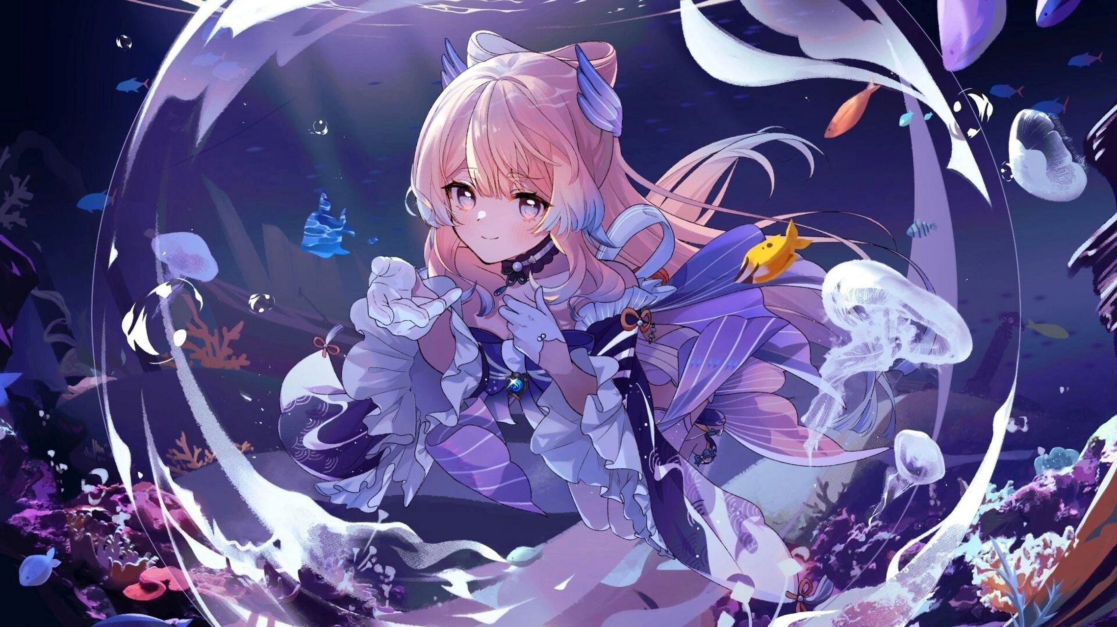 原神绝美壁纸分享060699之心海篇 超美的心海0000