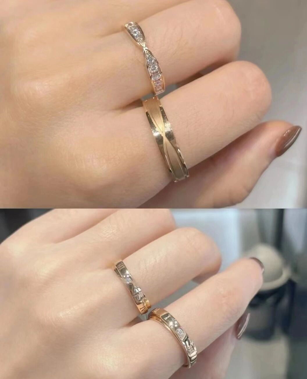 周大福对戒 周大福对戒﹣﹣情约系列 因情相誓,约定一生!