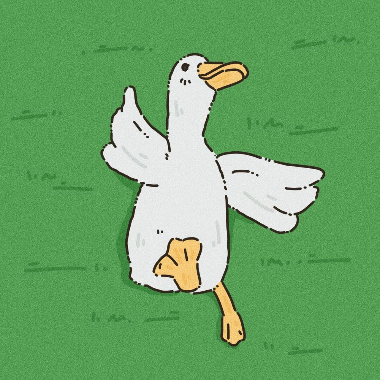 鸭鸭头像/今天不想跑 所以才去跑 停止摆烂 动起来 93头像93壁纸