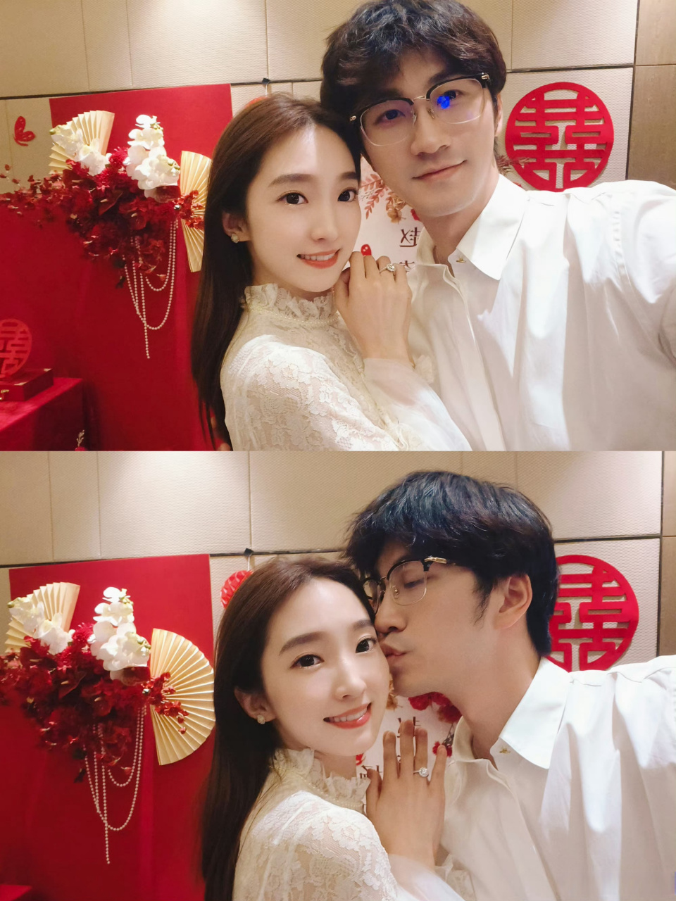 赵琦君杨凯雯订婚# 绝了!好幸福!我的cp百年好合!