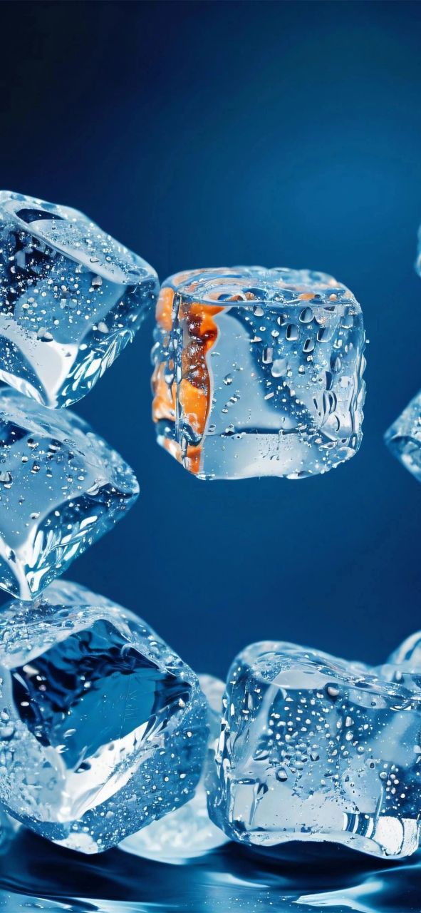一组冰冰凉的冰块图片壁纸分享7615
