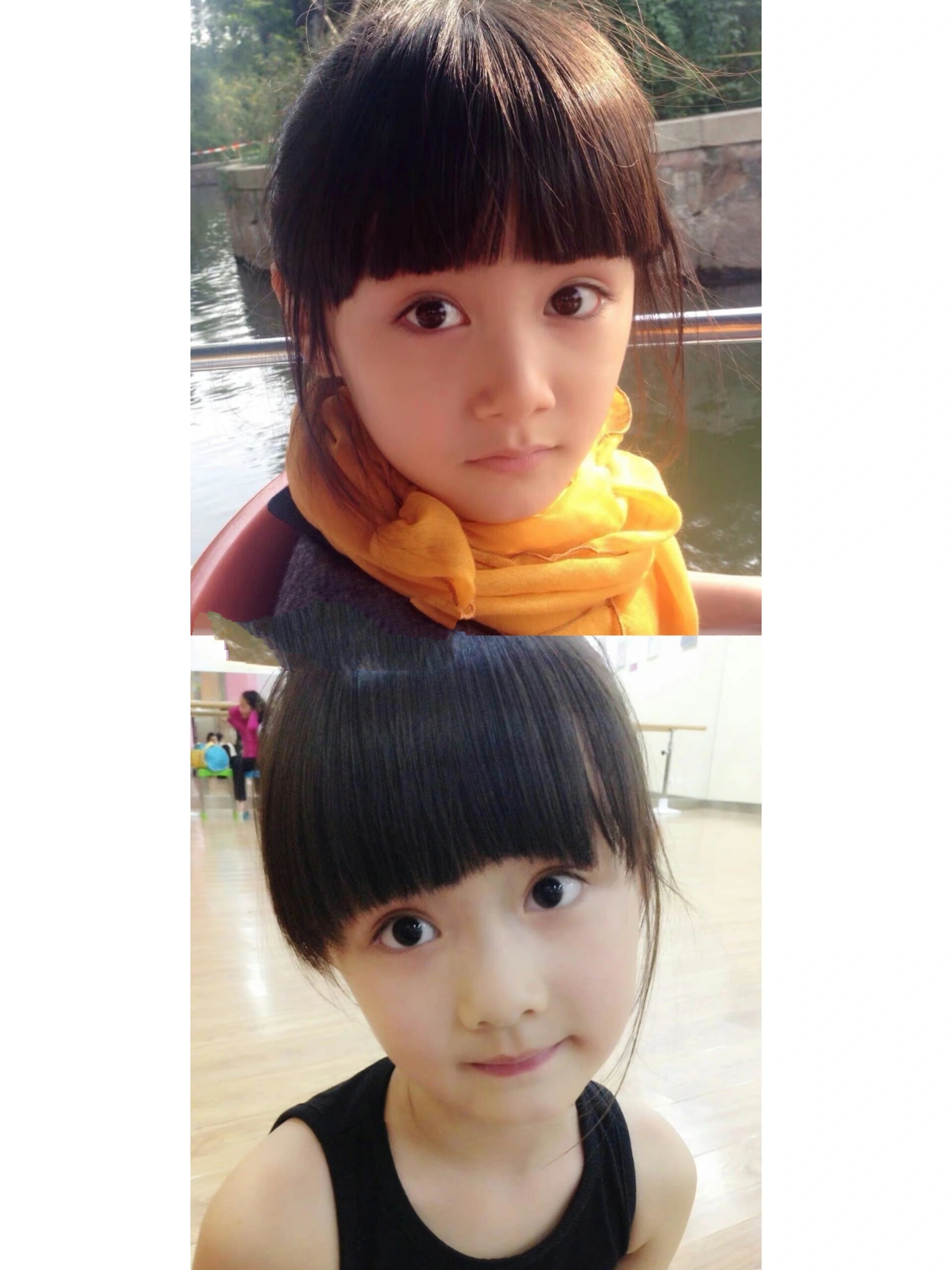 这对没有血缘的"双胞胎"童星长大啦6315 会说话一样的大眼睛,笑