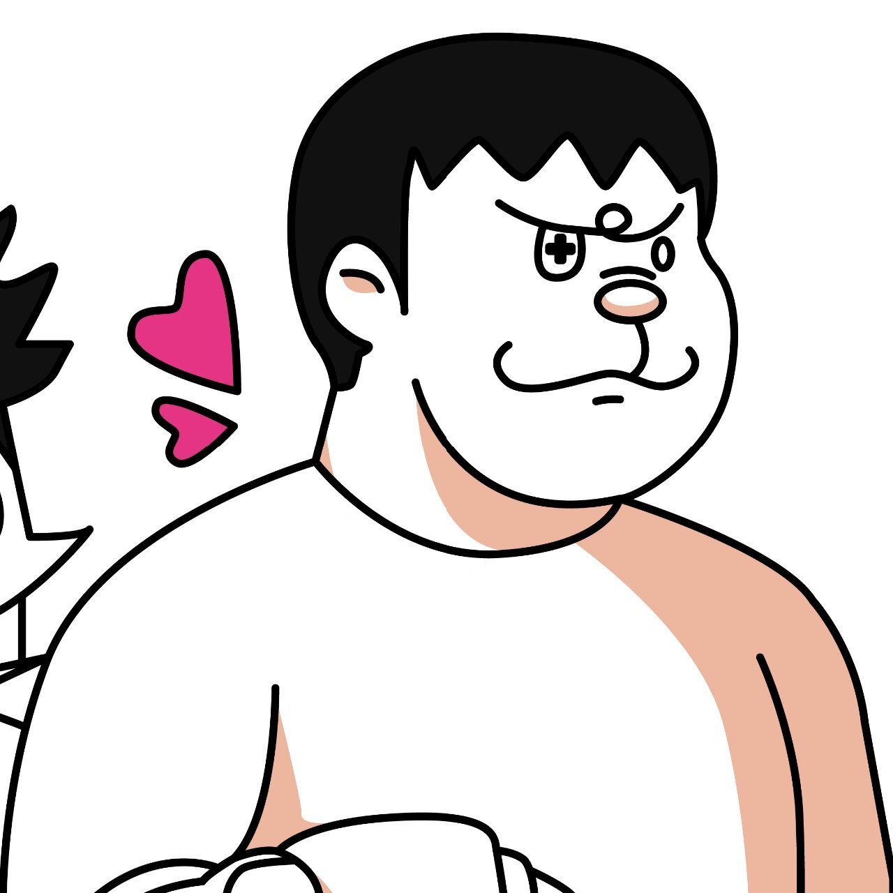 日漫头像 小夫和胖虎终于在一起啦. 谁不喜欢胖虎这样的男孩子呢?