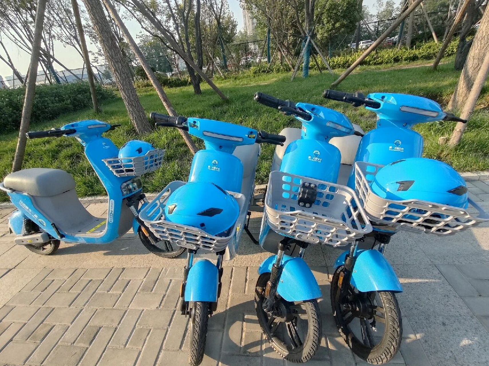 西安电动共享单车来了!方便了! 开骑!