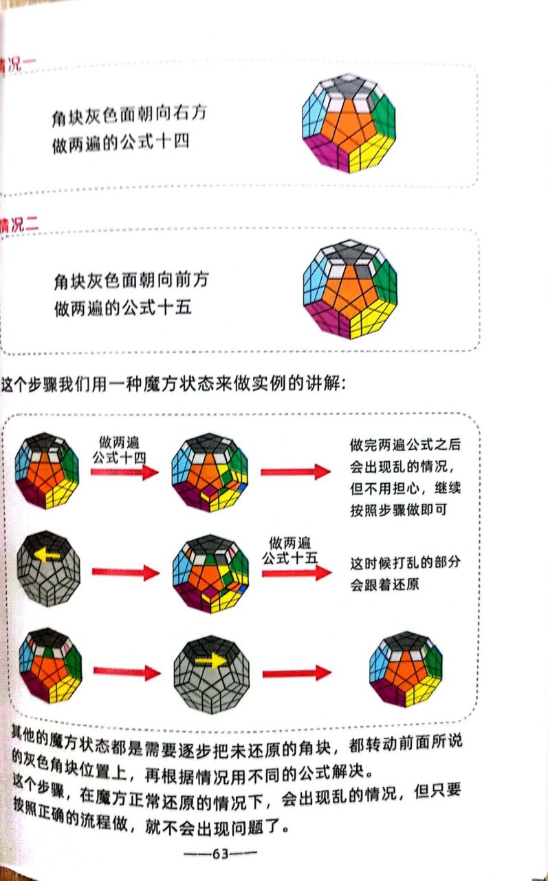 五魔方复原公式图纸图片