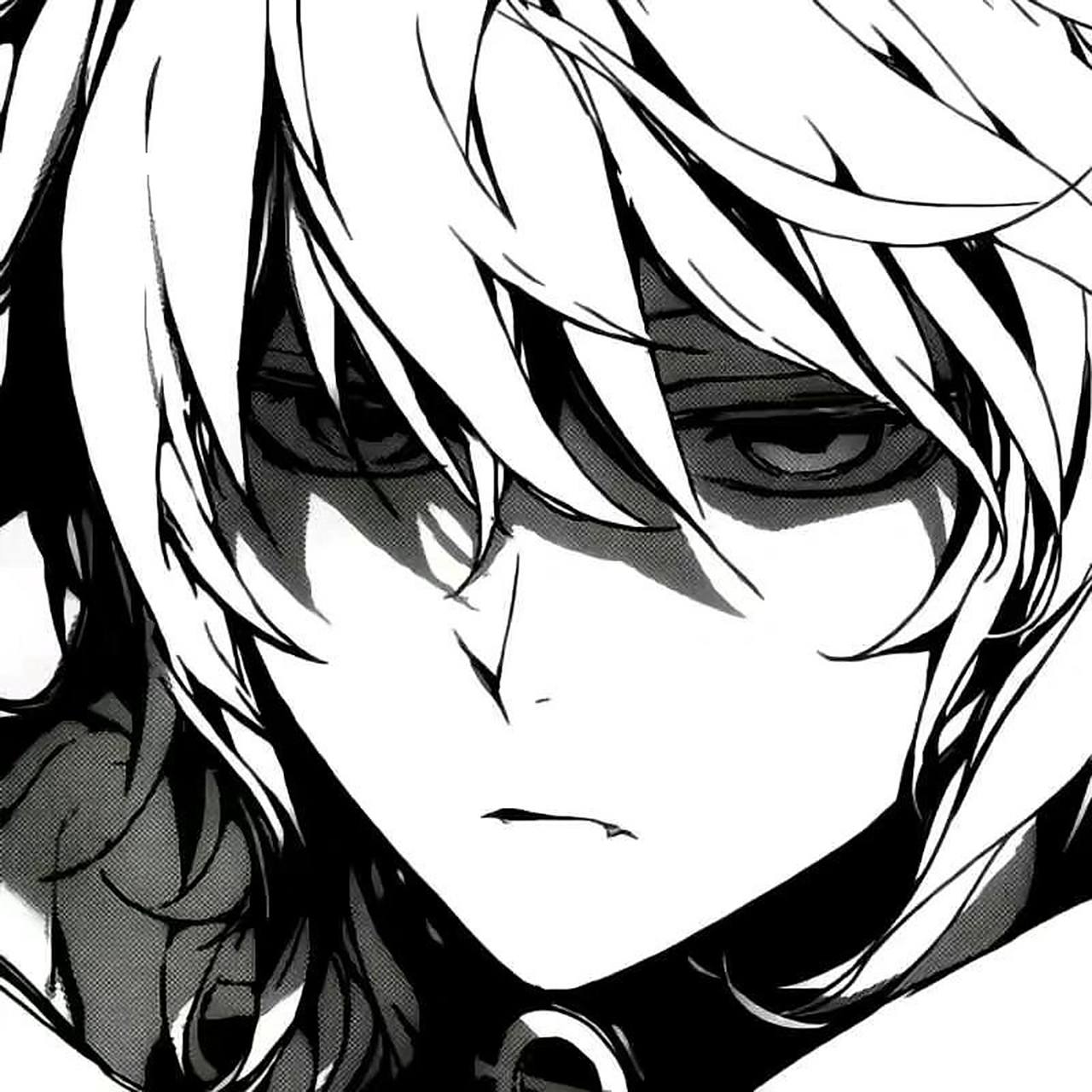 男头动漫ins高级质感黑白