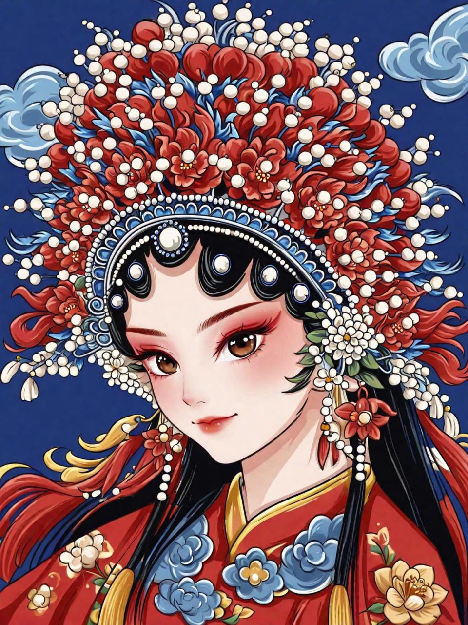 奇域ai | q版花旦 | 国粹京剧