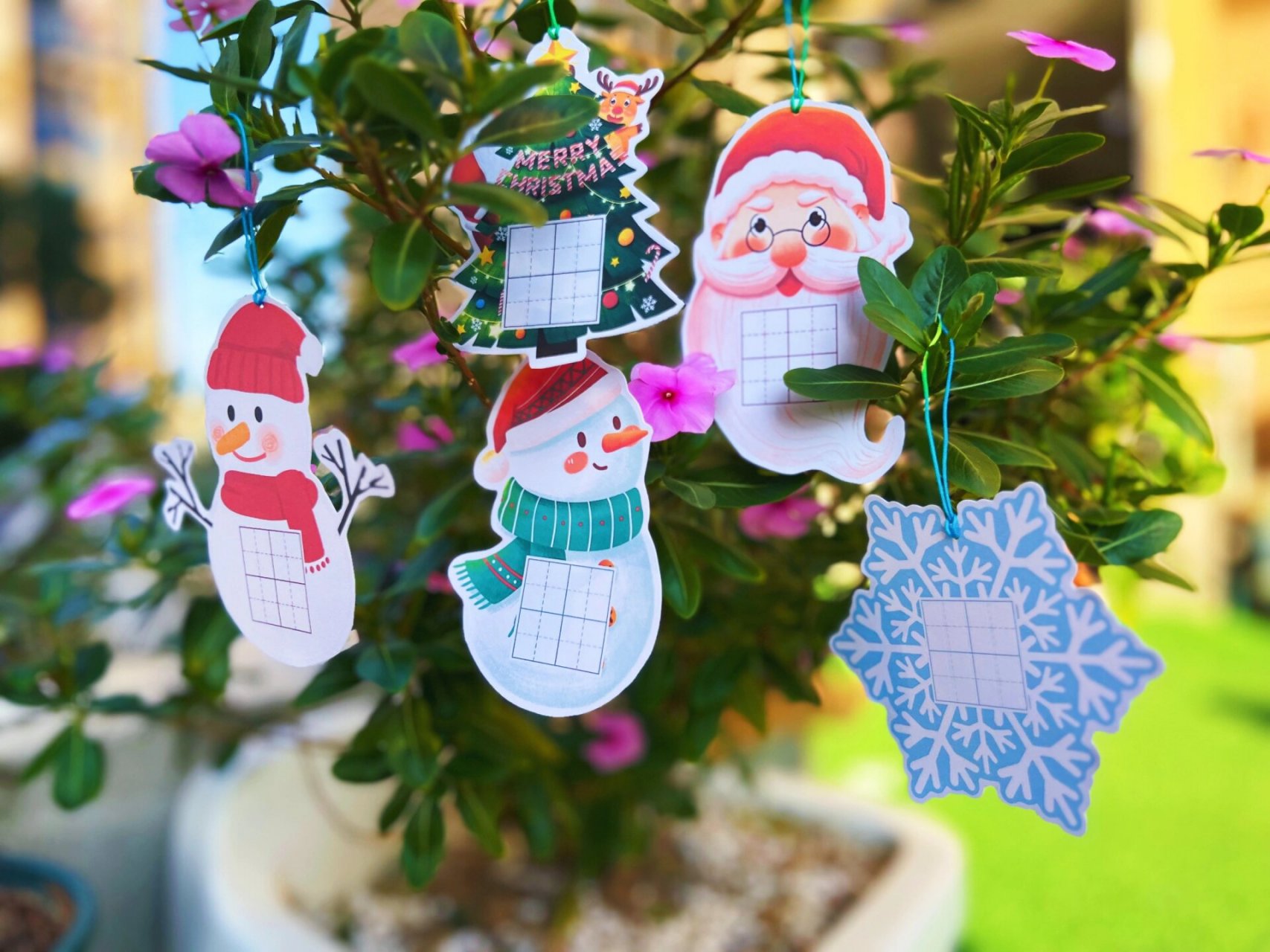 圣诞创意硬笔书签|雪人 雪花书签 #今日书法练习# 圣诞节不远啦 小小