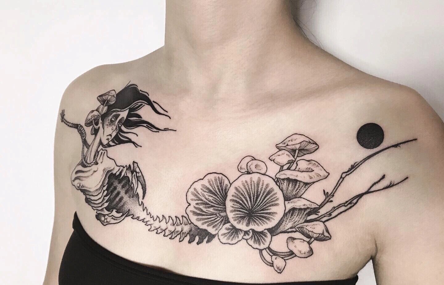 最喜欢的前胸纹身top前10  2020年作品