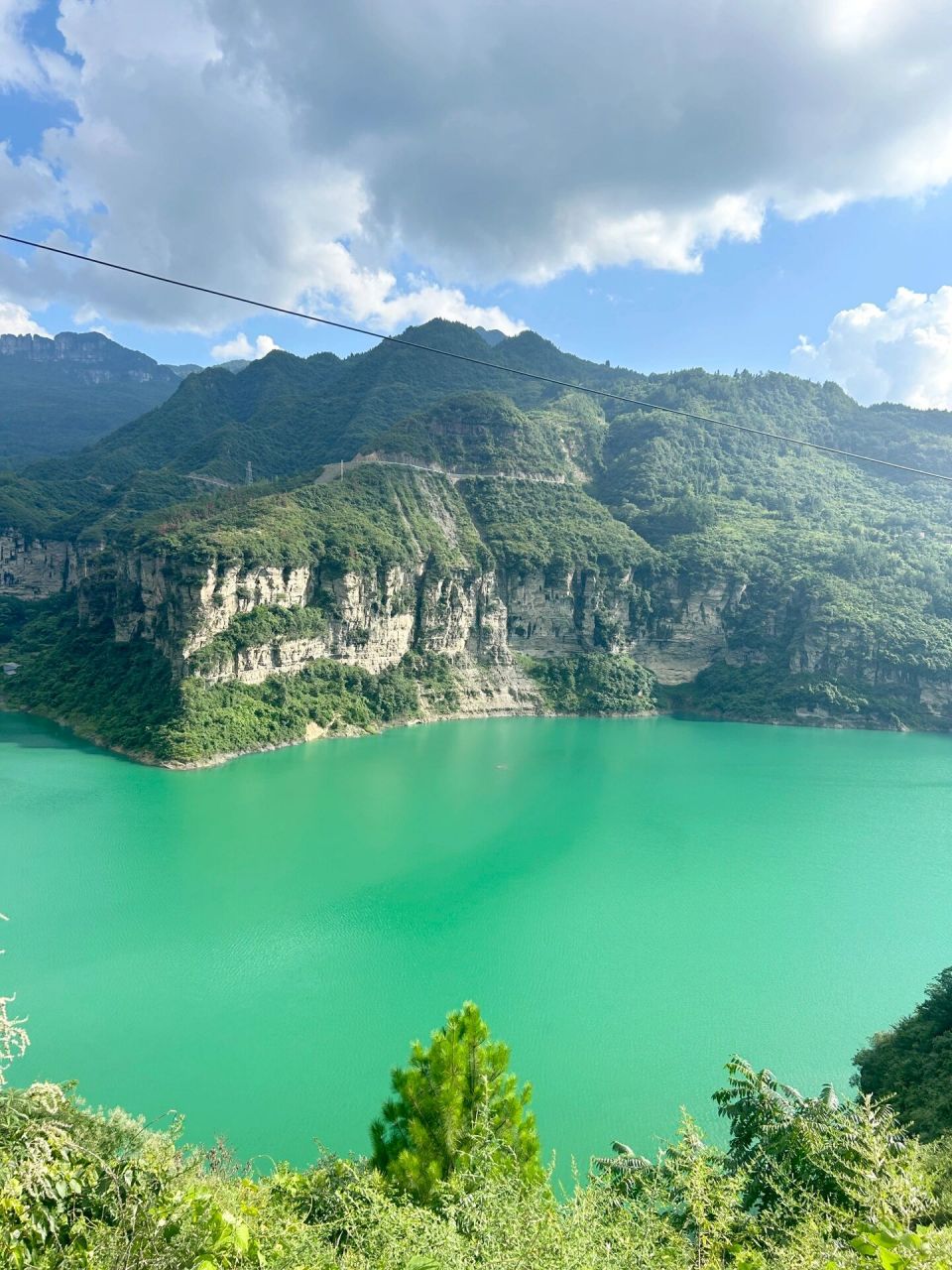 神龙峡漂流都玩了 主城茶园自驾南川178环线一个半小时导航的金山湖