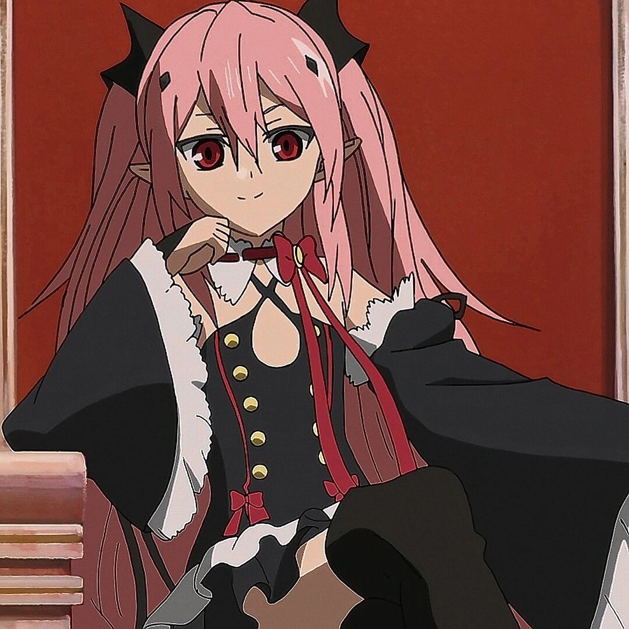 终结的炽天使|克鲁鲁 礼貌拿图 #动漫头像# #头像分享# #女生头像