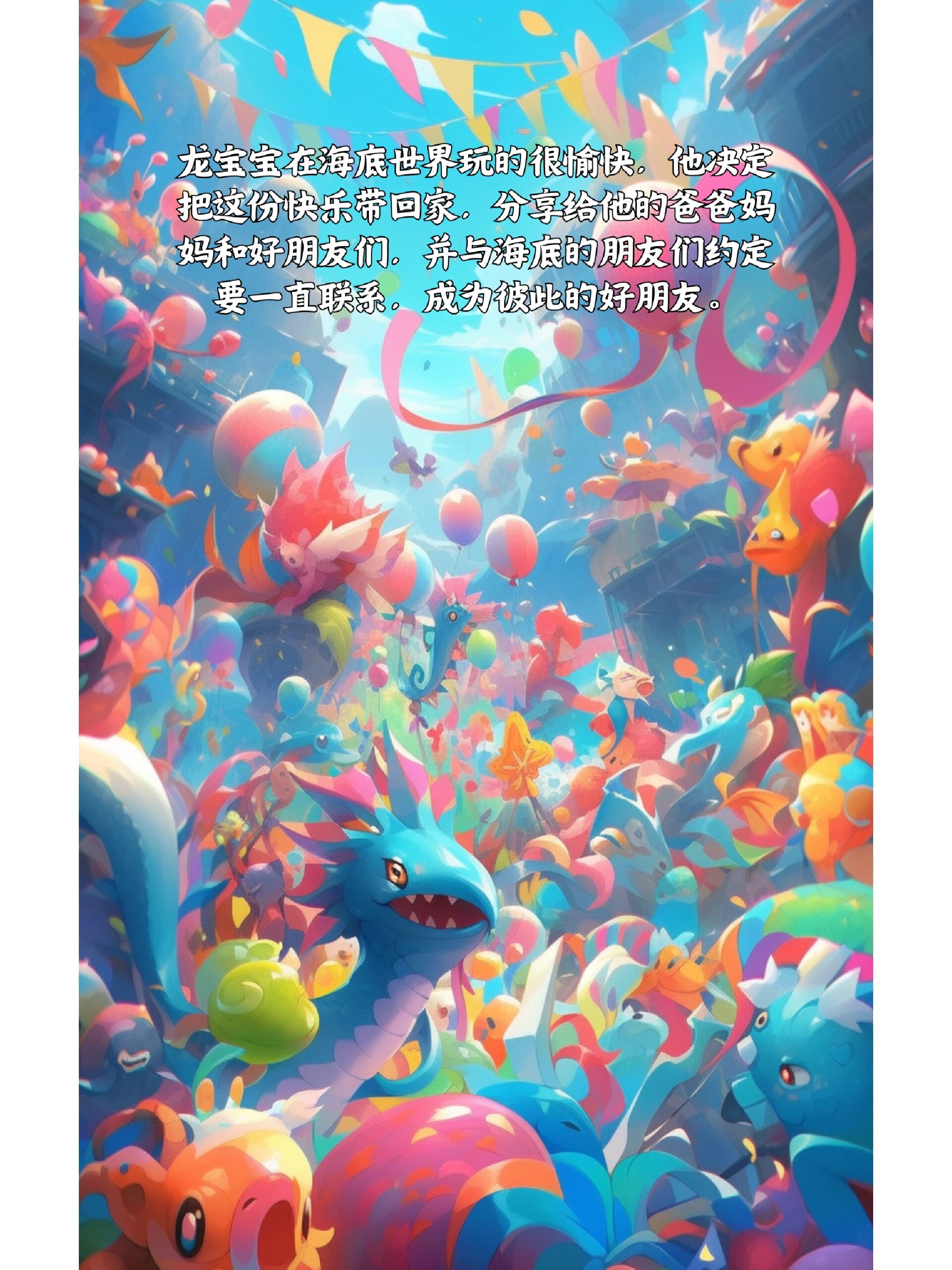 自制儿童绘本:《龙宝宝的海底世界》 今天要向大家介绍一本自制儿童