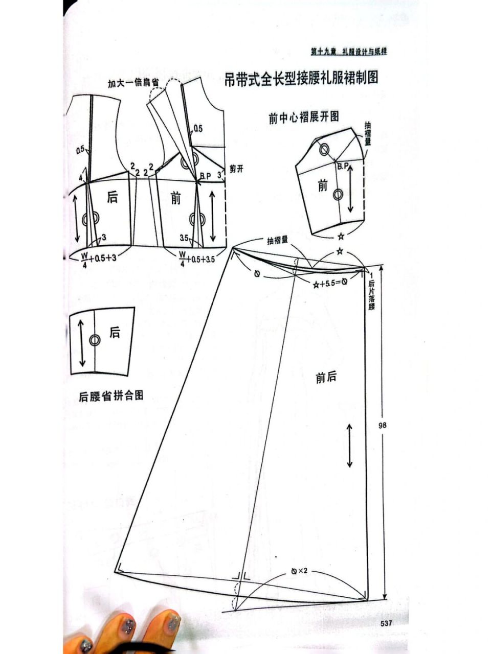 吊带式礼服接腰连衣裙裁剪图 标题:【致每个女孩】吊带式礼服:释放你