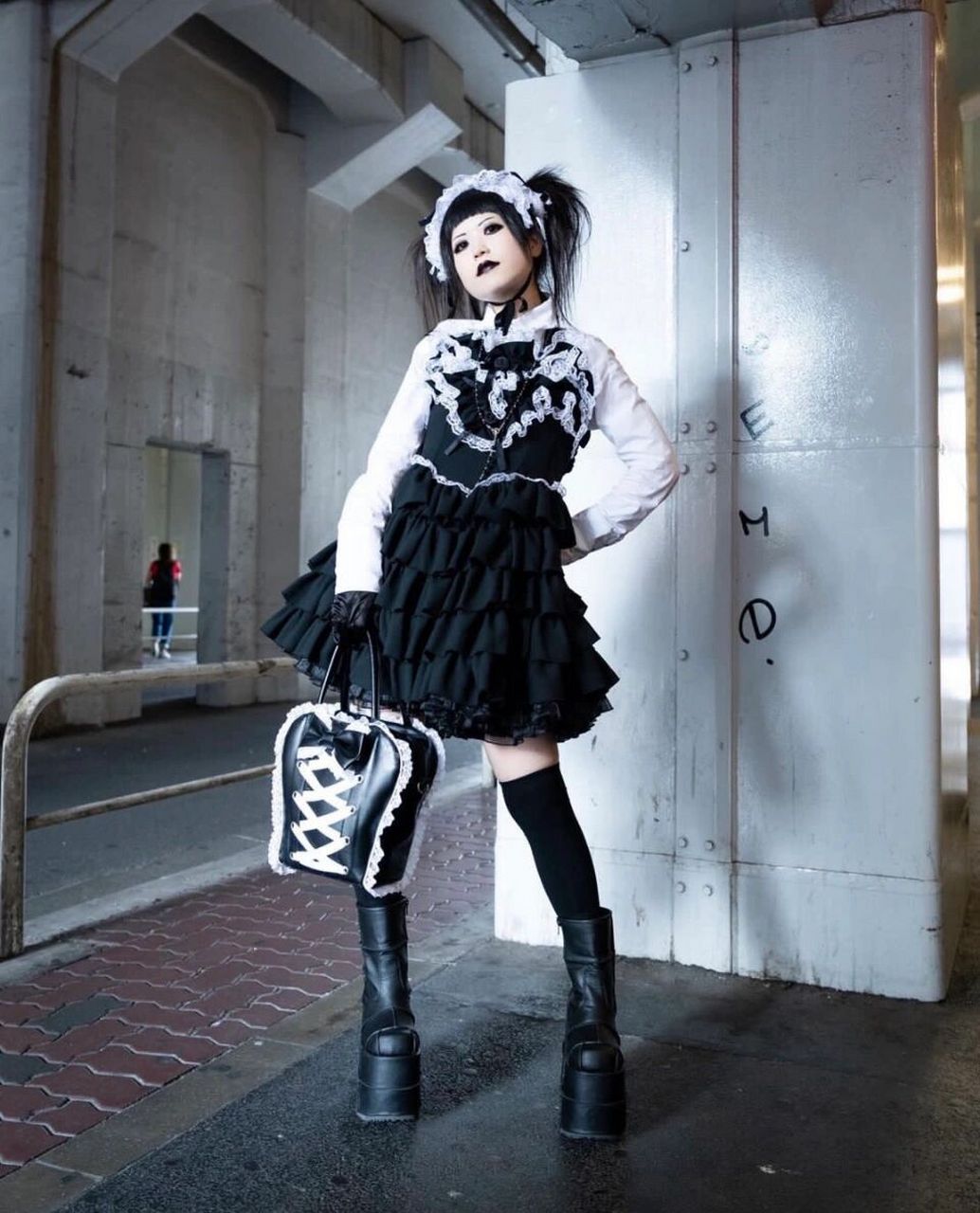 神仙黑色系lolita穿搭94哥特风甜系随意切换 穿搭欣赏98 博主「ゆ