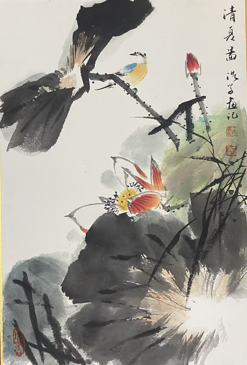 画家王洪学老师花鸟作品#艺术##国画