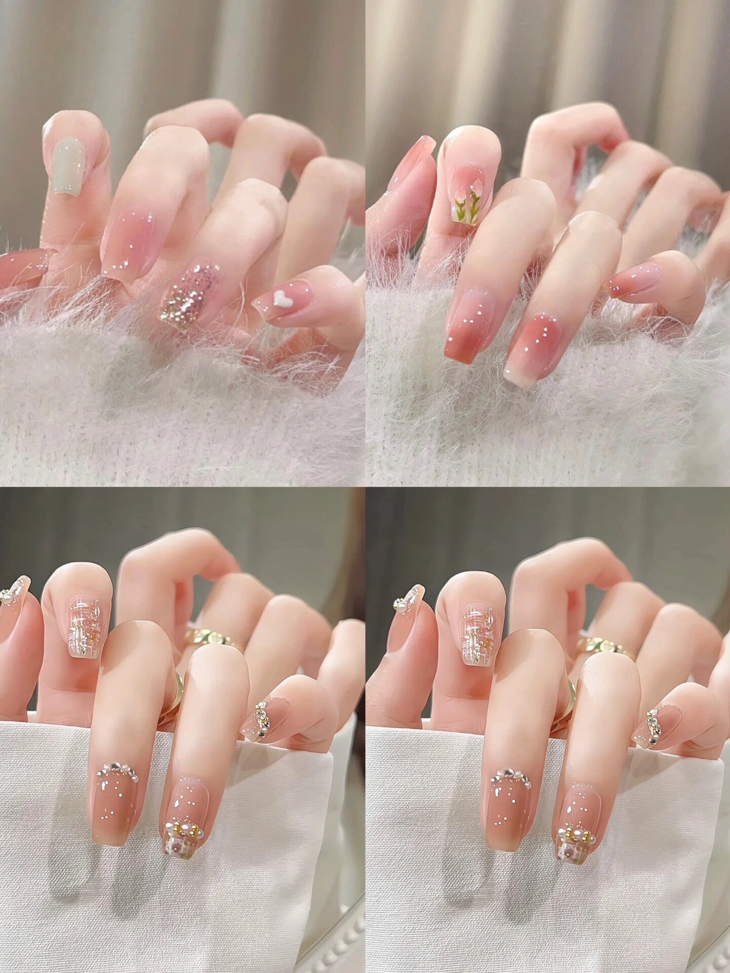 小清新美甲# #ins风美甲# #美甲# #美甲分享# #夏天美甲# #学生党