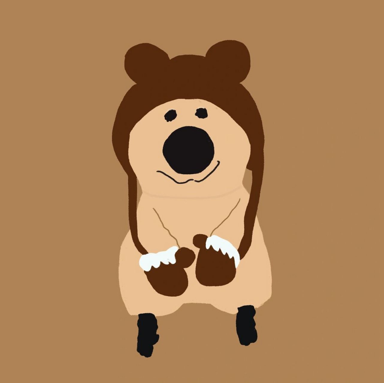 柿子椒熊可爱头像 柿子椒熊最近真的太太太火了97,画画时忍不住把我