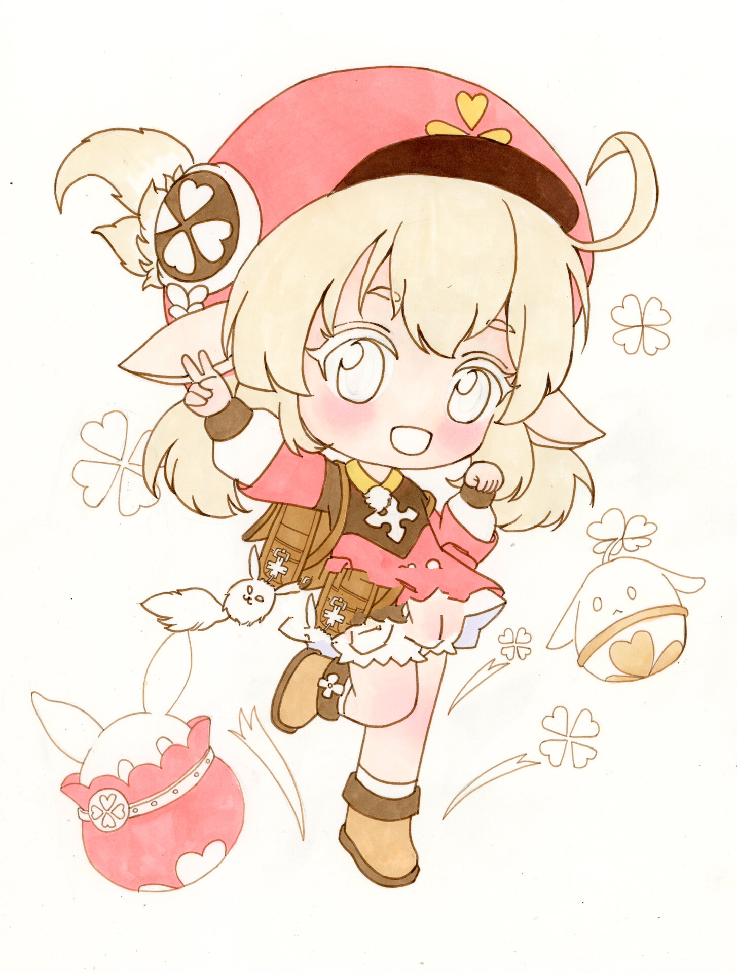 q版马克笔|可莉