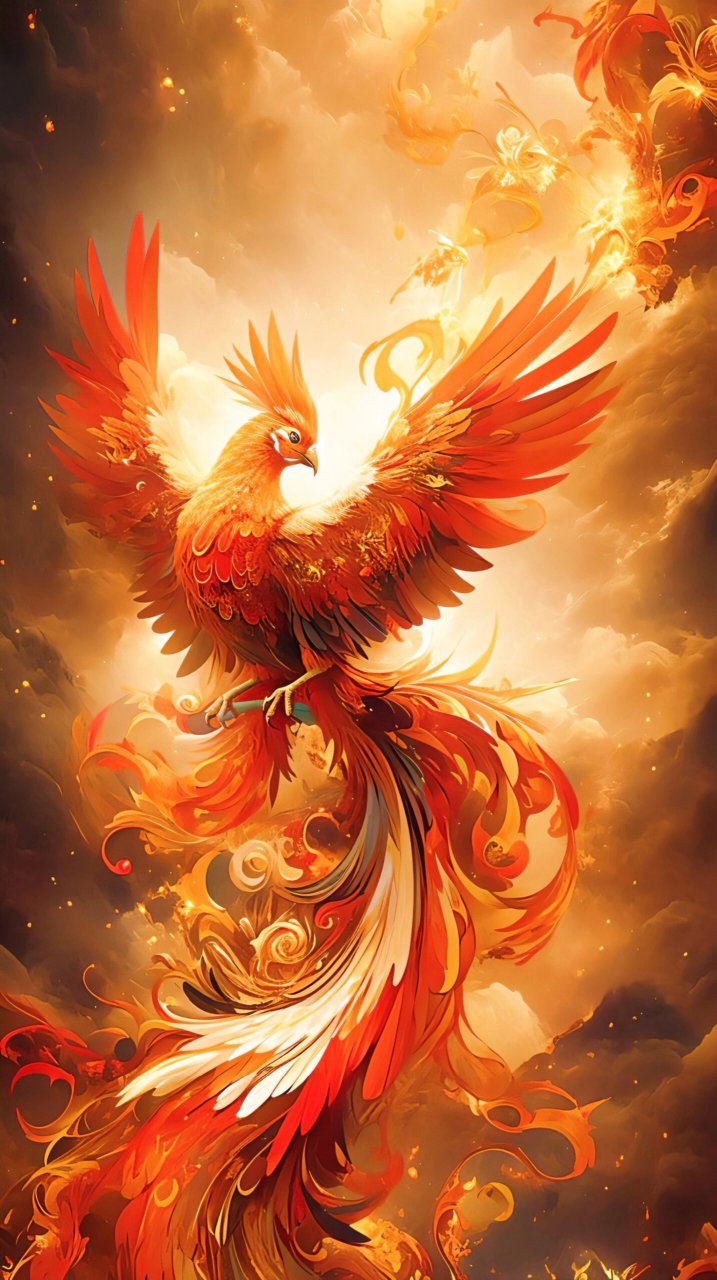 凤凰寓意,脱胎换骨,凤凰涅槃,傲世重生 传说它的寿命长达数千年,每当