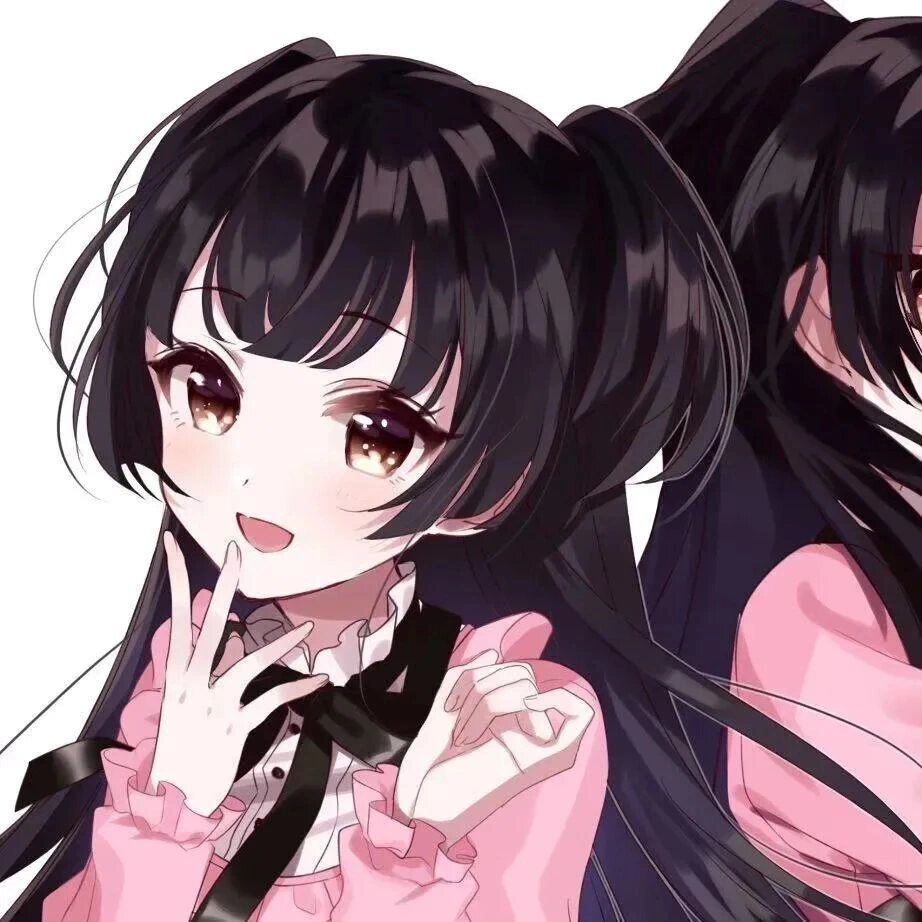 动漫成人闺蜜头像,真人后两组,动漫前两组