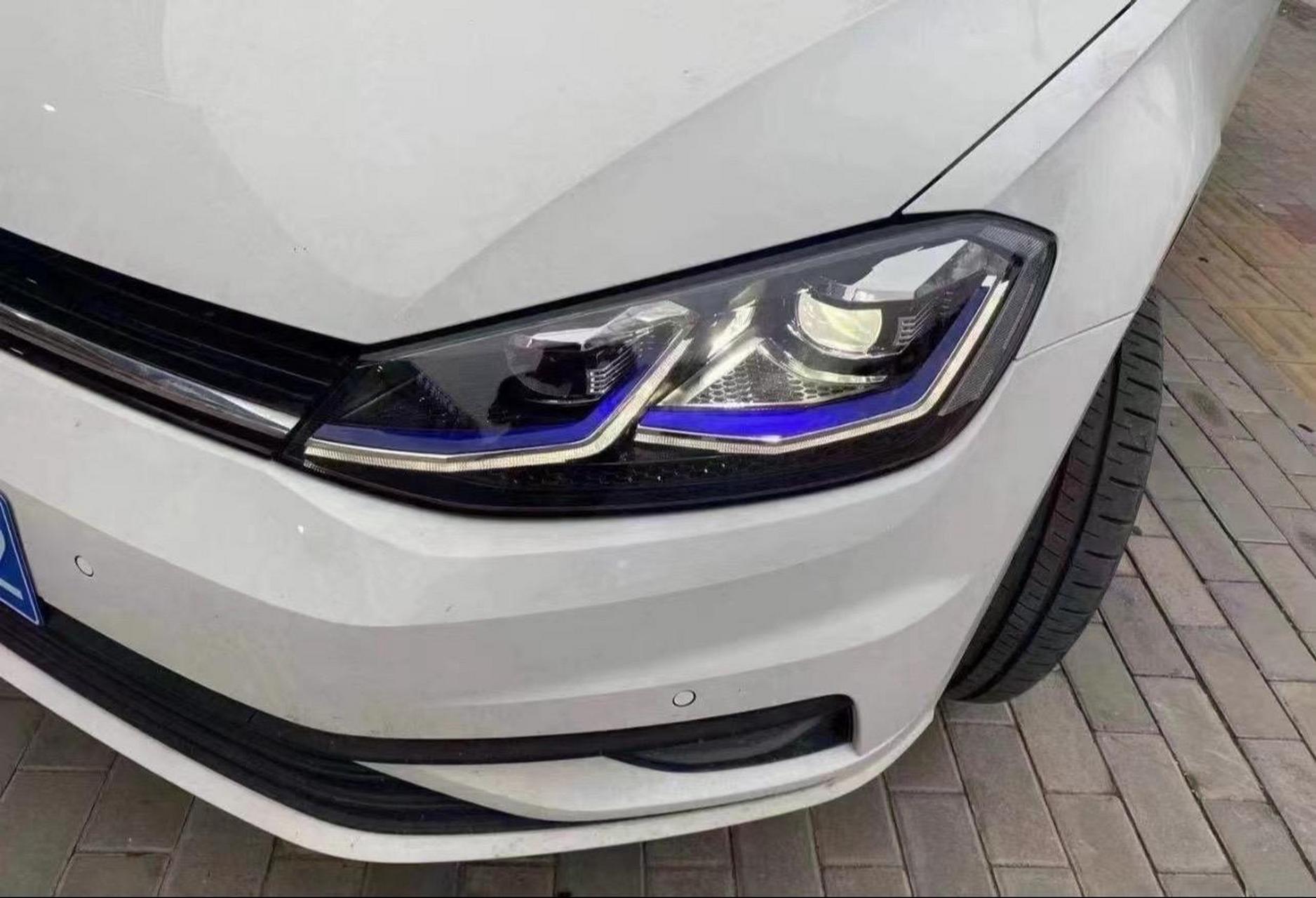 高尔夫7.5大灯好看吗?