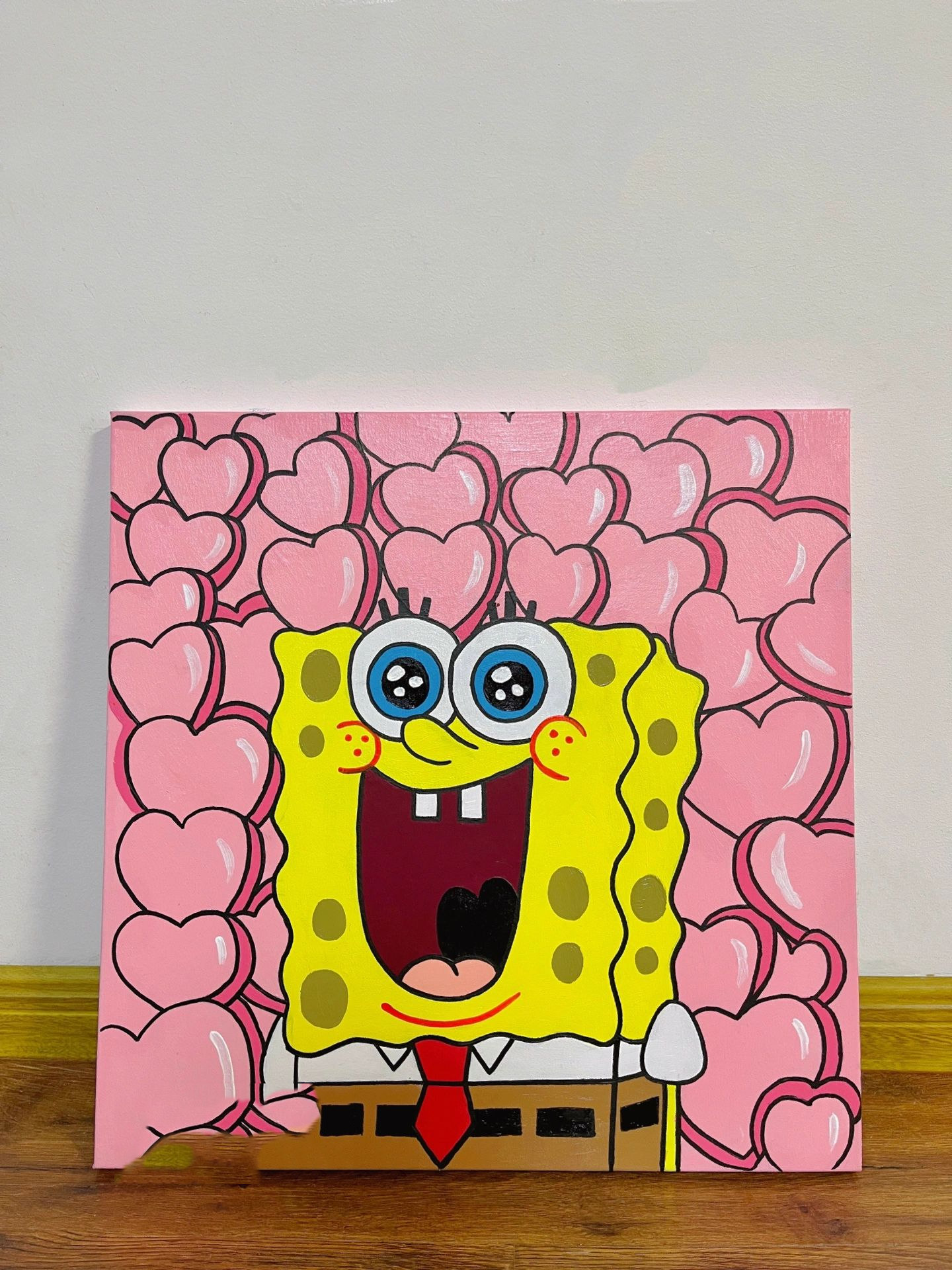 海绵宝宝丙烯画 附超详细教程