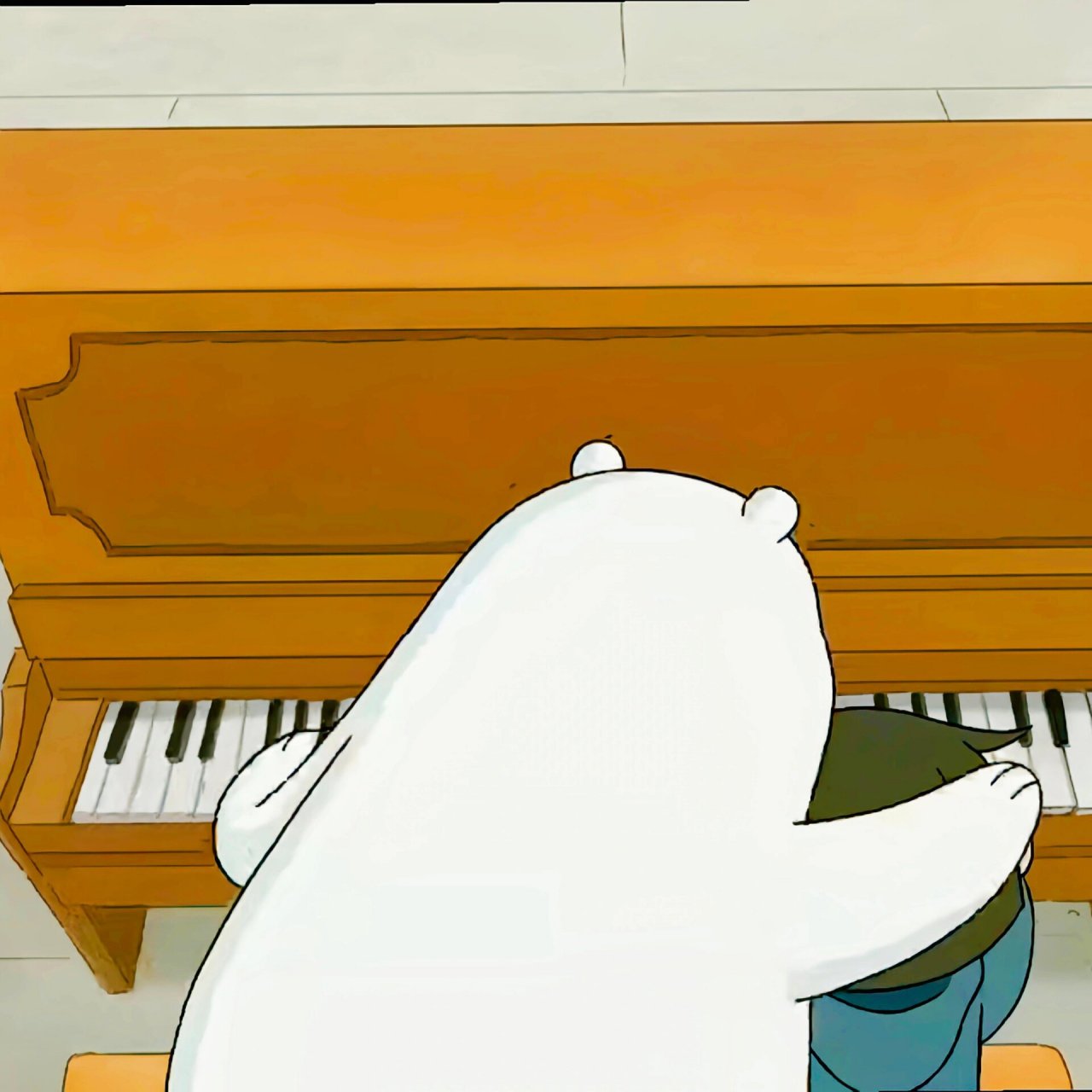 白熊和克洛伊情侣头像 太喜欢白熊了 又想找情头 找了白熊和克洛伊