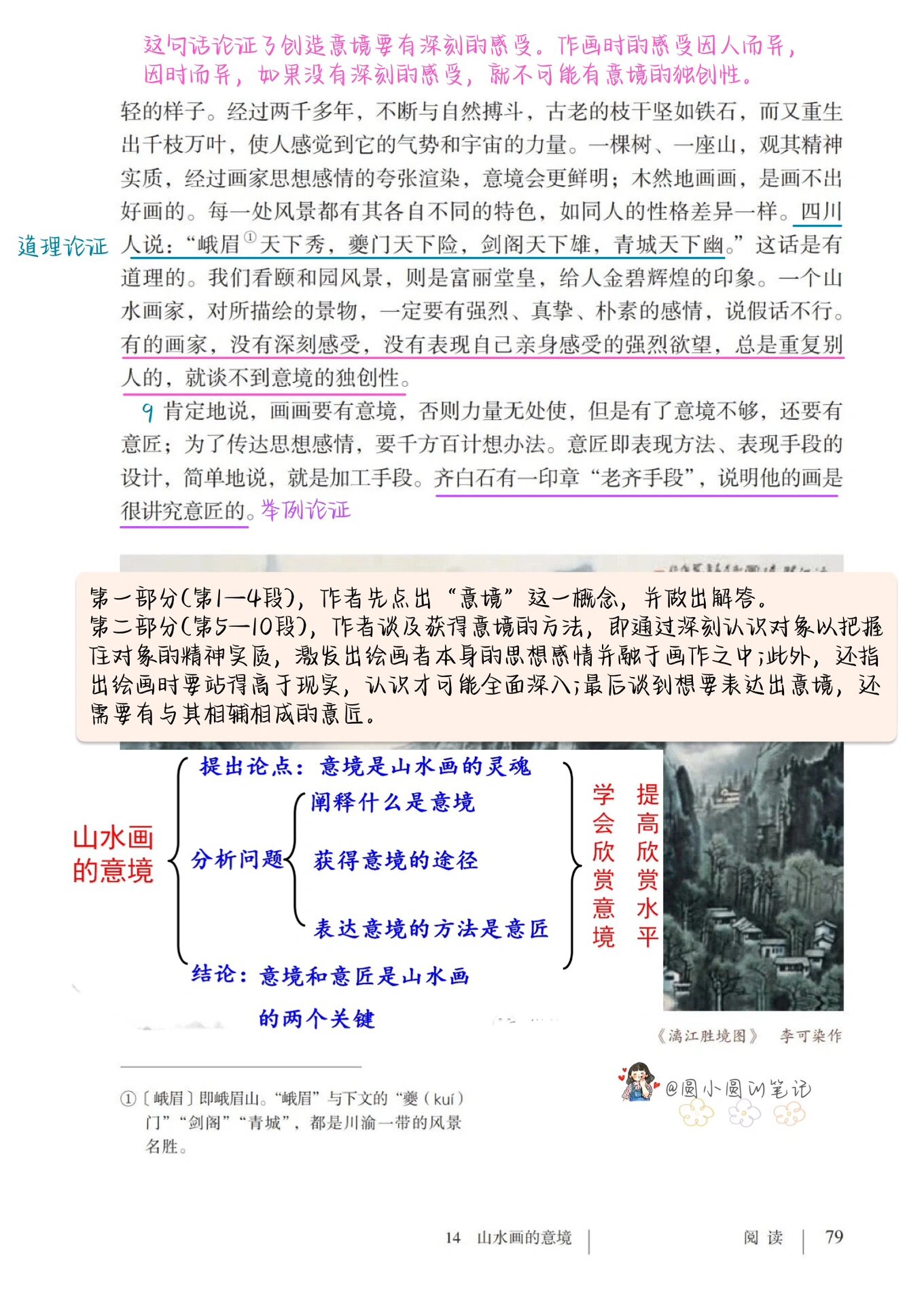 山水画的意境课文主旨图片