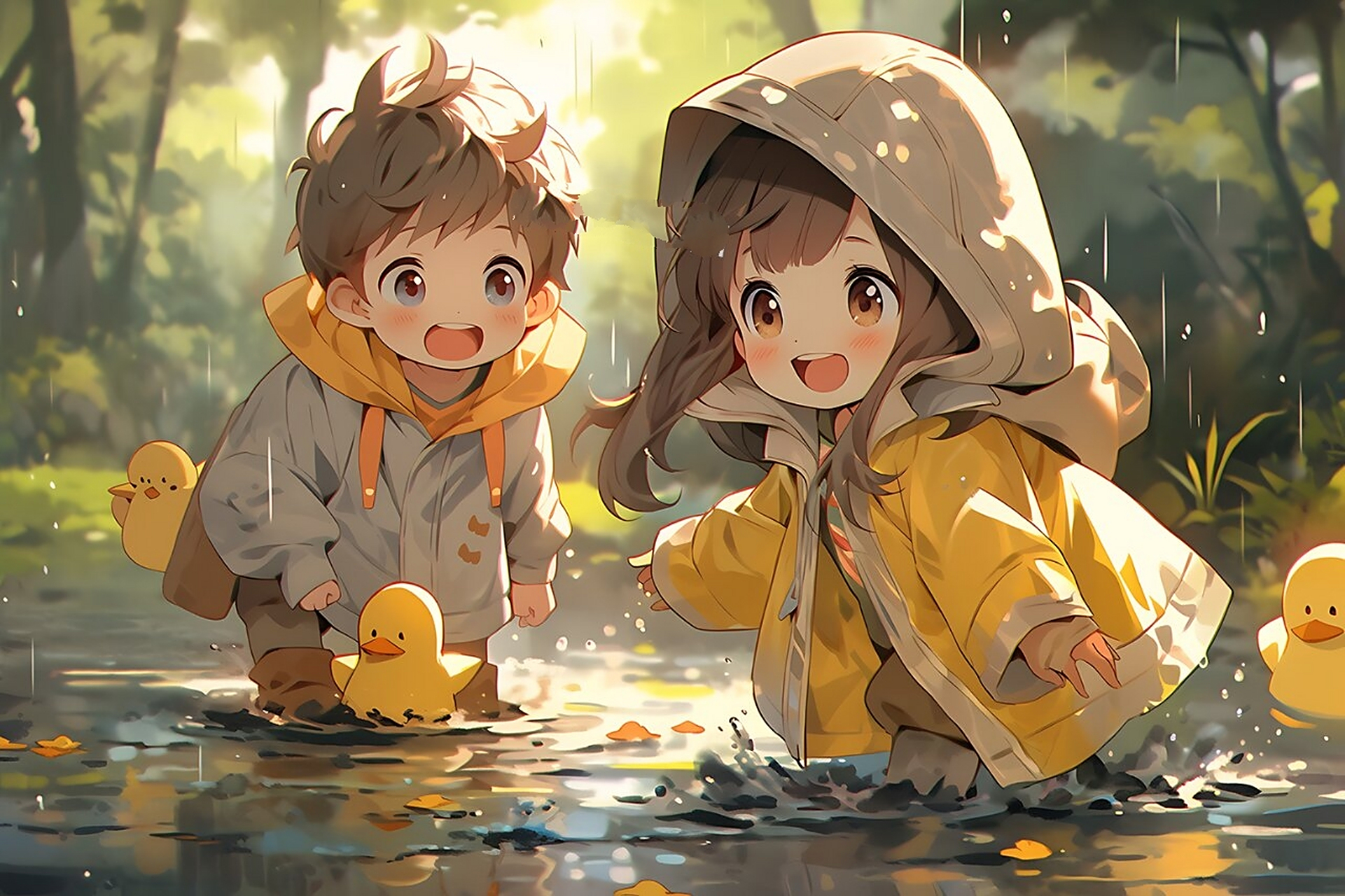 情侣头像|情侣微信朋友圈背景图|一起玩水吧