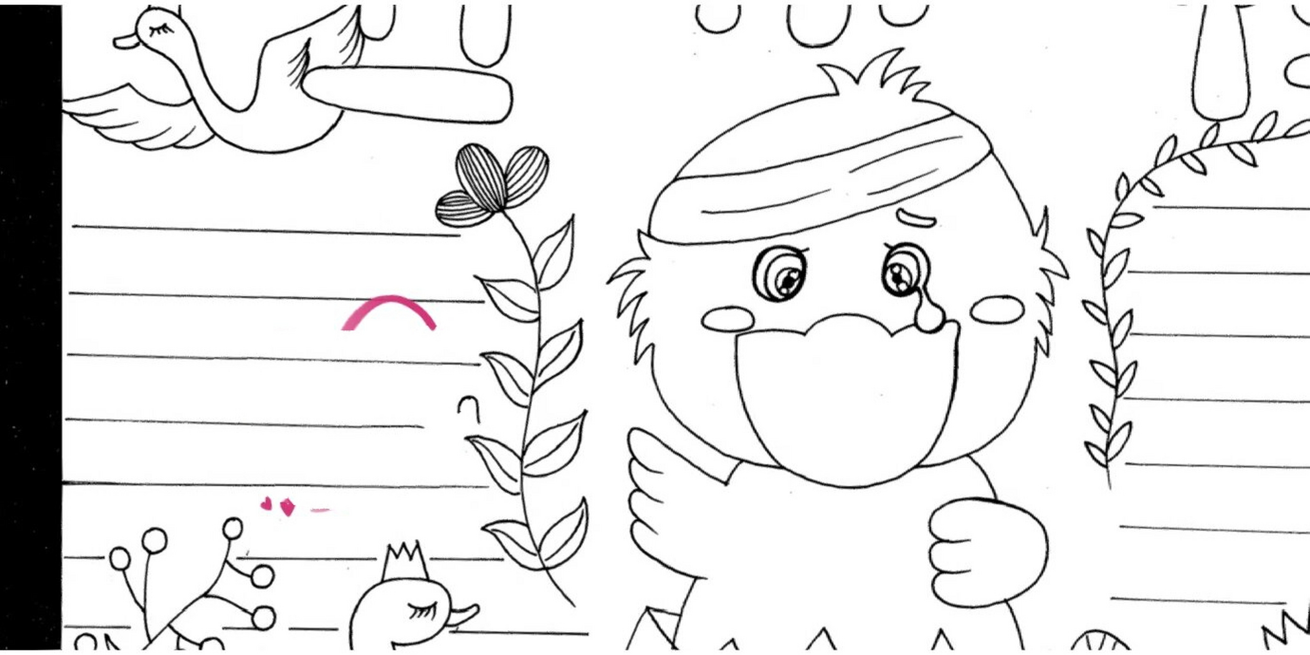 童话故事系列手抄报③～《丑小鸭》