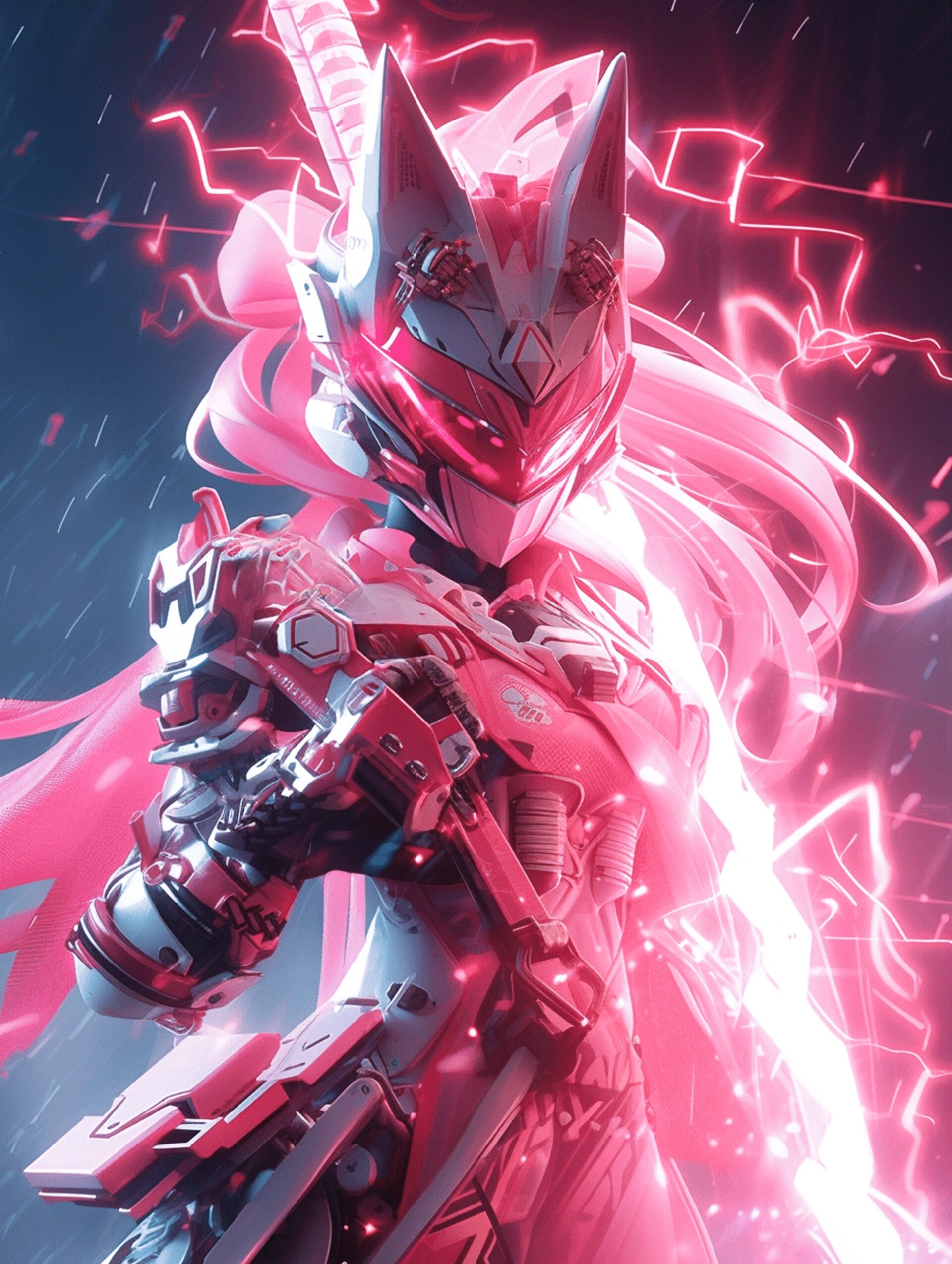 机甲战士v30 魅影粉狐