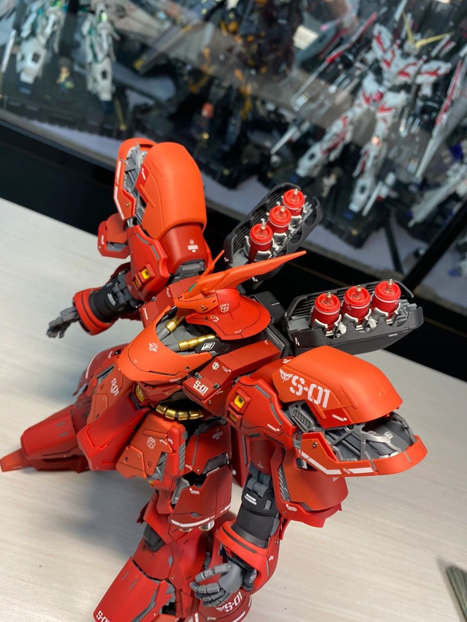 万代 mg卡版沙扎比 代工作品展示分享 素组作业 大量加装金属改件