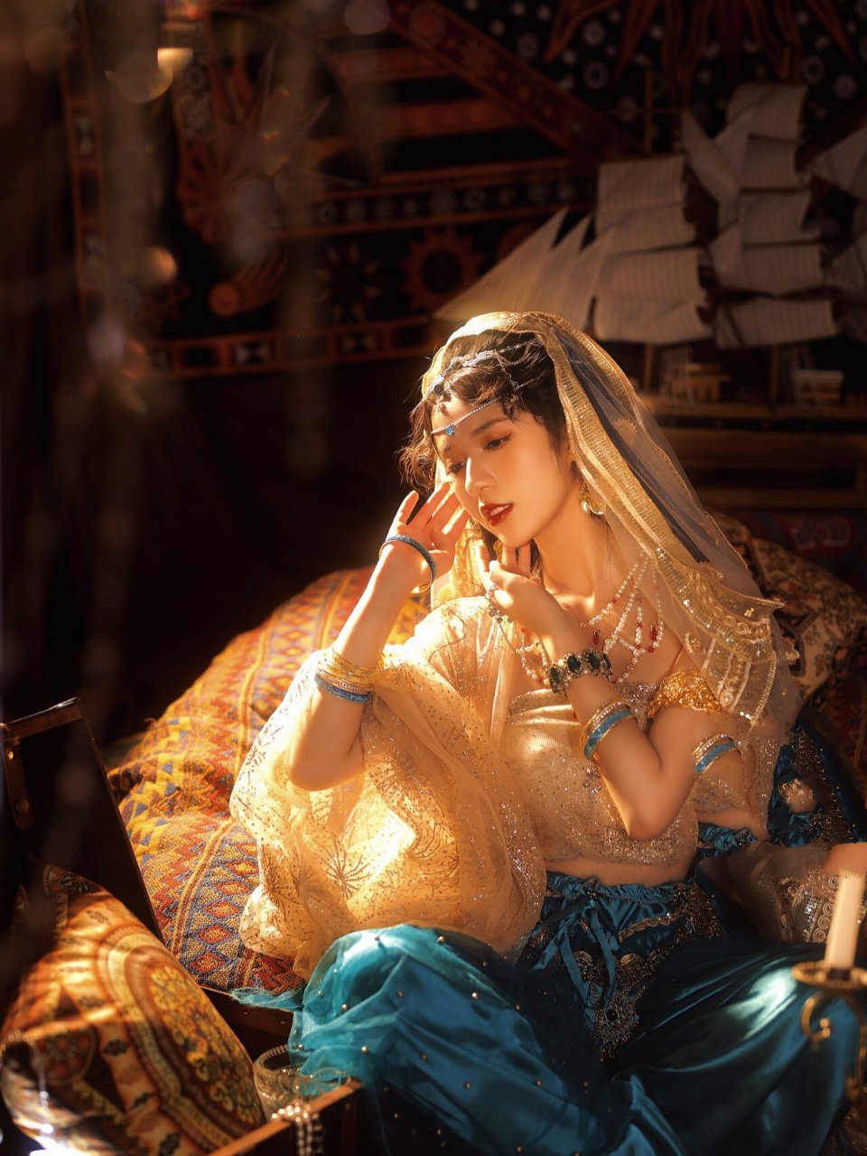 西域公主风·异域写真·少女写真 听说秦淮河畔来了一个美丽异常的的