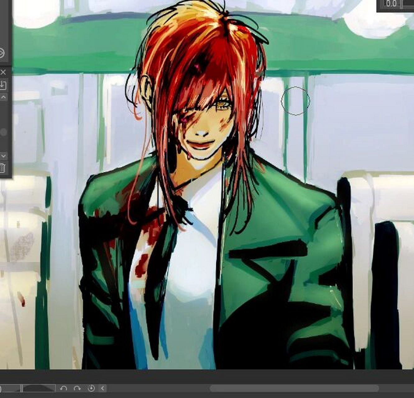 o|-  drawing is tiring these days.