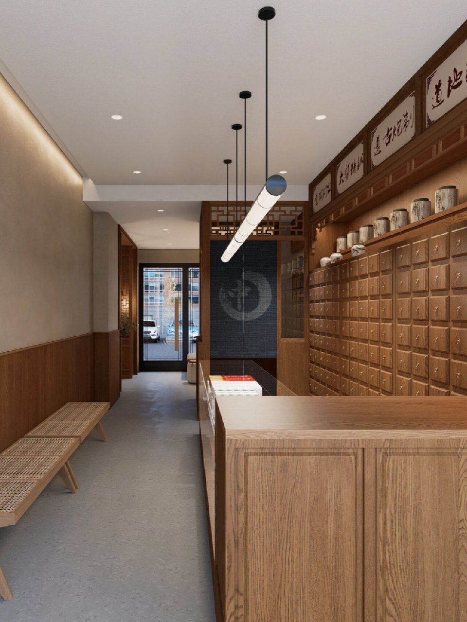 传统中医诊所的典雅变身 于闹市中造一片净土,寻一处安宁.