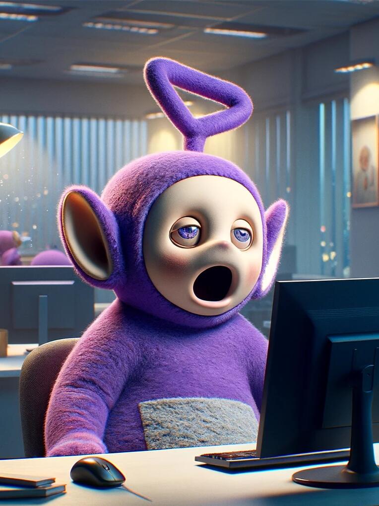 mj萌图❻❷上班困成狗的打工人天线宝宝😪