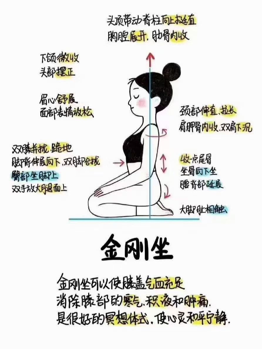 金刚坐的功效与作用图片