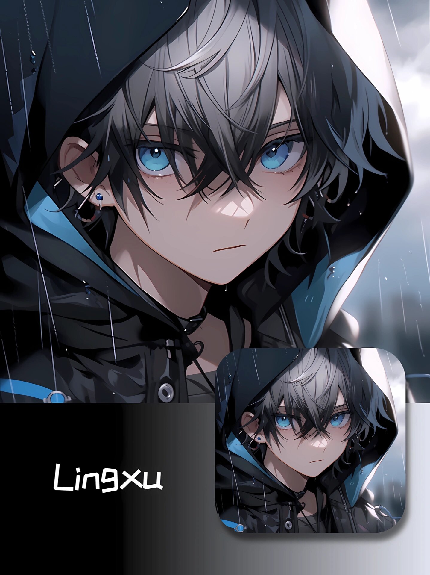 小少爷男生动漫头像|小双鱼 痴心绝对^ω^ 淅淅沥沥的小雨勾起了我的